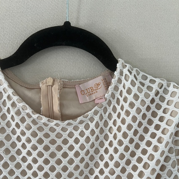 ASOS Club L London Mesh Jumpsuit - Picture 4 of 5